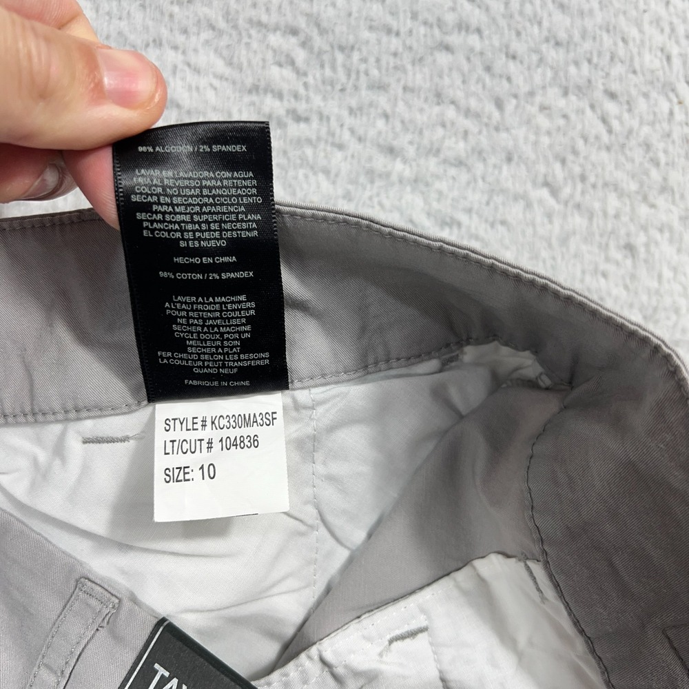 Kut from the Kloth Womens Taylor Crop Trouser Pant Lt Gray Size 10 (32.5x25.5) - Picture 11 of 12